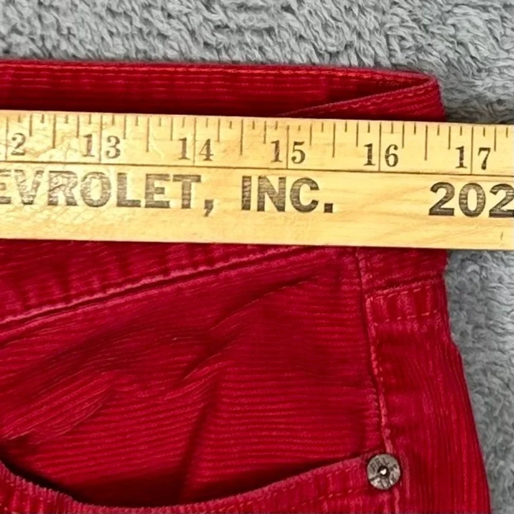 Polo Ralph Lauren Mens 650 Straight Leg Red Corduroy Pants 33x32.5 VYG